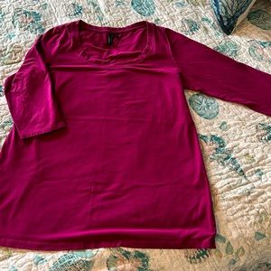 Cynthia Rowley 3/4 sleeve shirt.